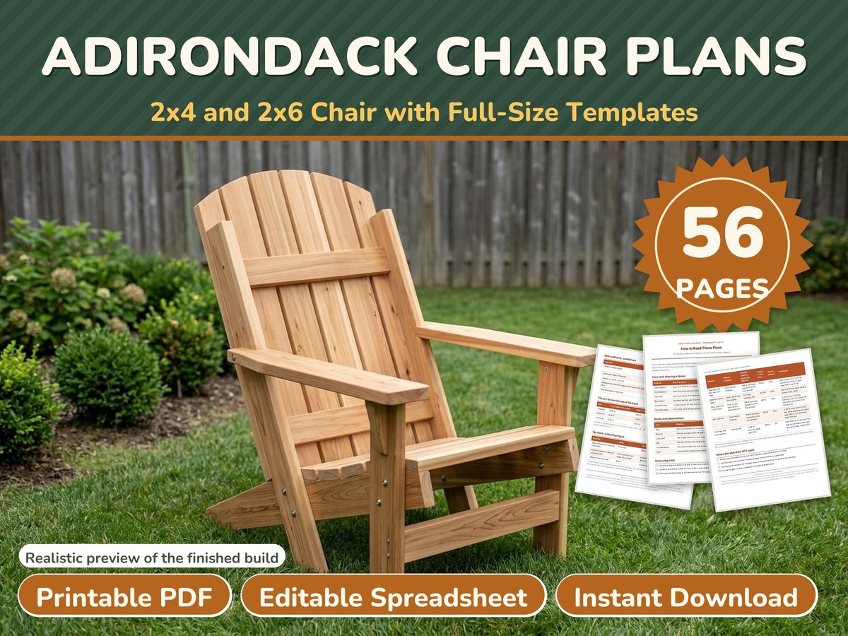Adirondack Chair Plans PDF, image 1