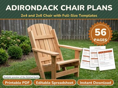 Adirondack Chair Plans PDF