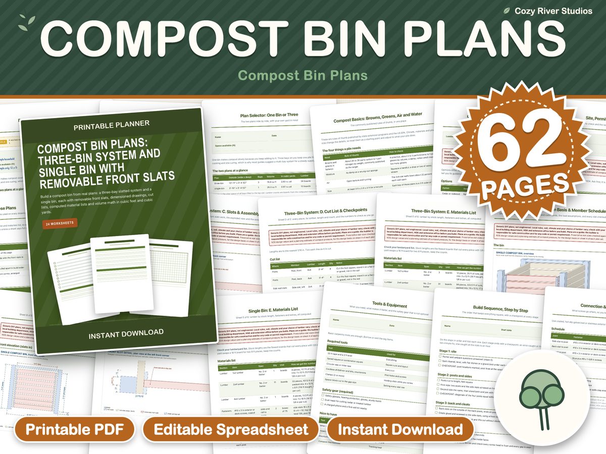 Compost Bin Plans PDF, image 3