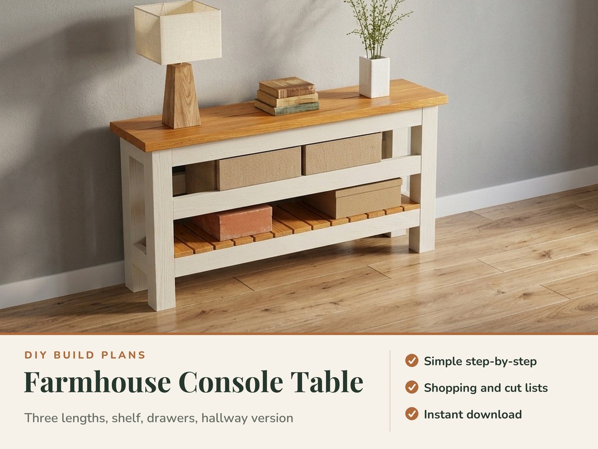 Console Table Plans PDF, image 1