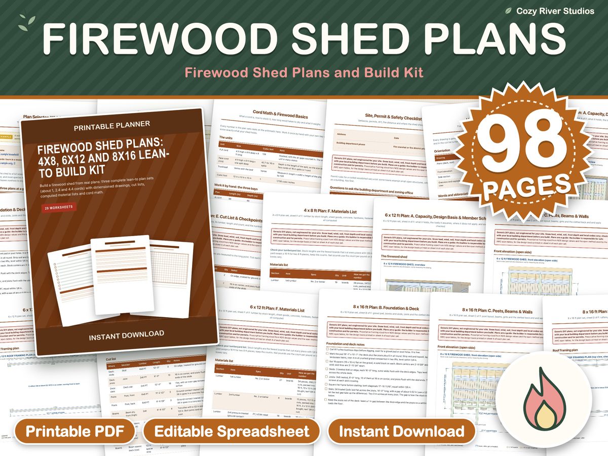Firewood Shed Plans PDF, image 3