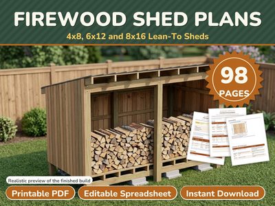 Firewood Shed Plans PDF