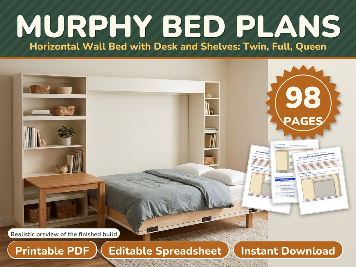 Murphy Bed Plans PDF, image 1