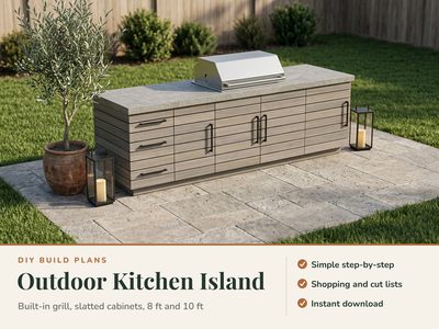Outdoor Kitchen Island Plans PDF