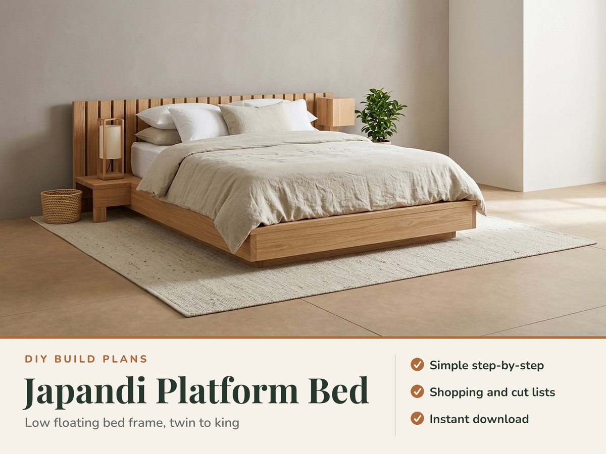Platform Bed Plans PDF, image 1